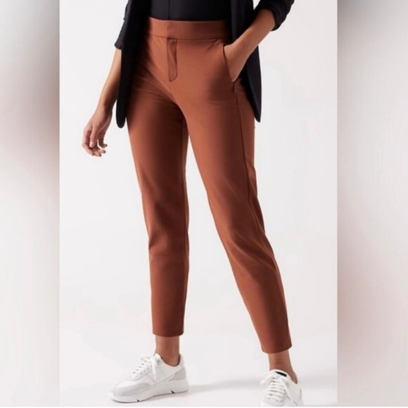 Athleta Stellar Skinny Trousers Athleisure Pants Office Business Casual Work 10 - Picture 1 of 10